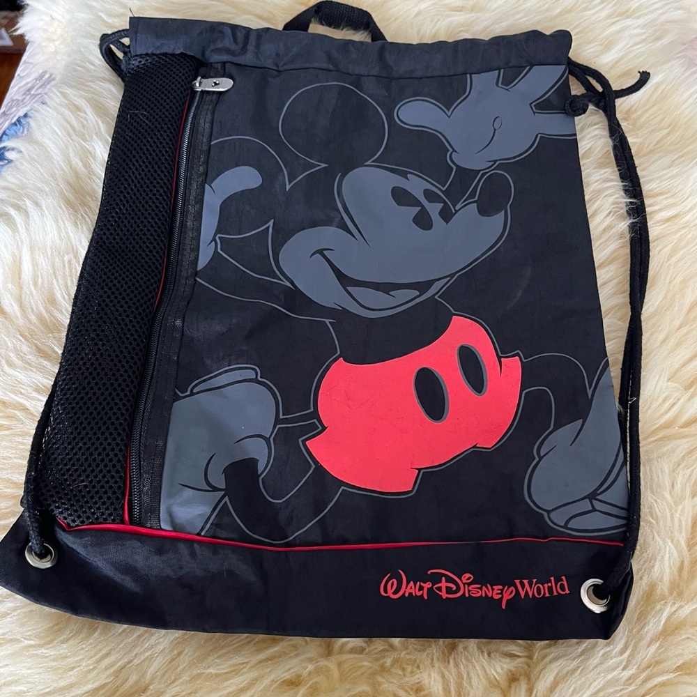 Walt Disney World Black Mickey Mouse Satchel Bag